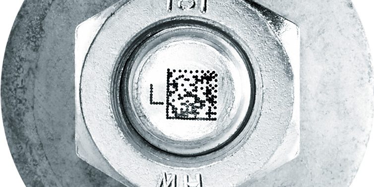 データマトリクスコード付きヒルティHDA拡底式アンカー