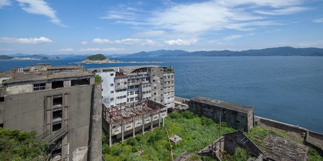 長崎・軍艦島  鉄筋探査健全度調査