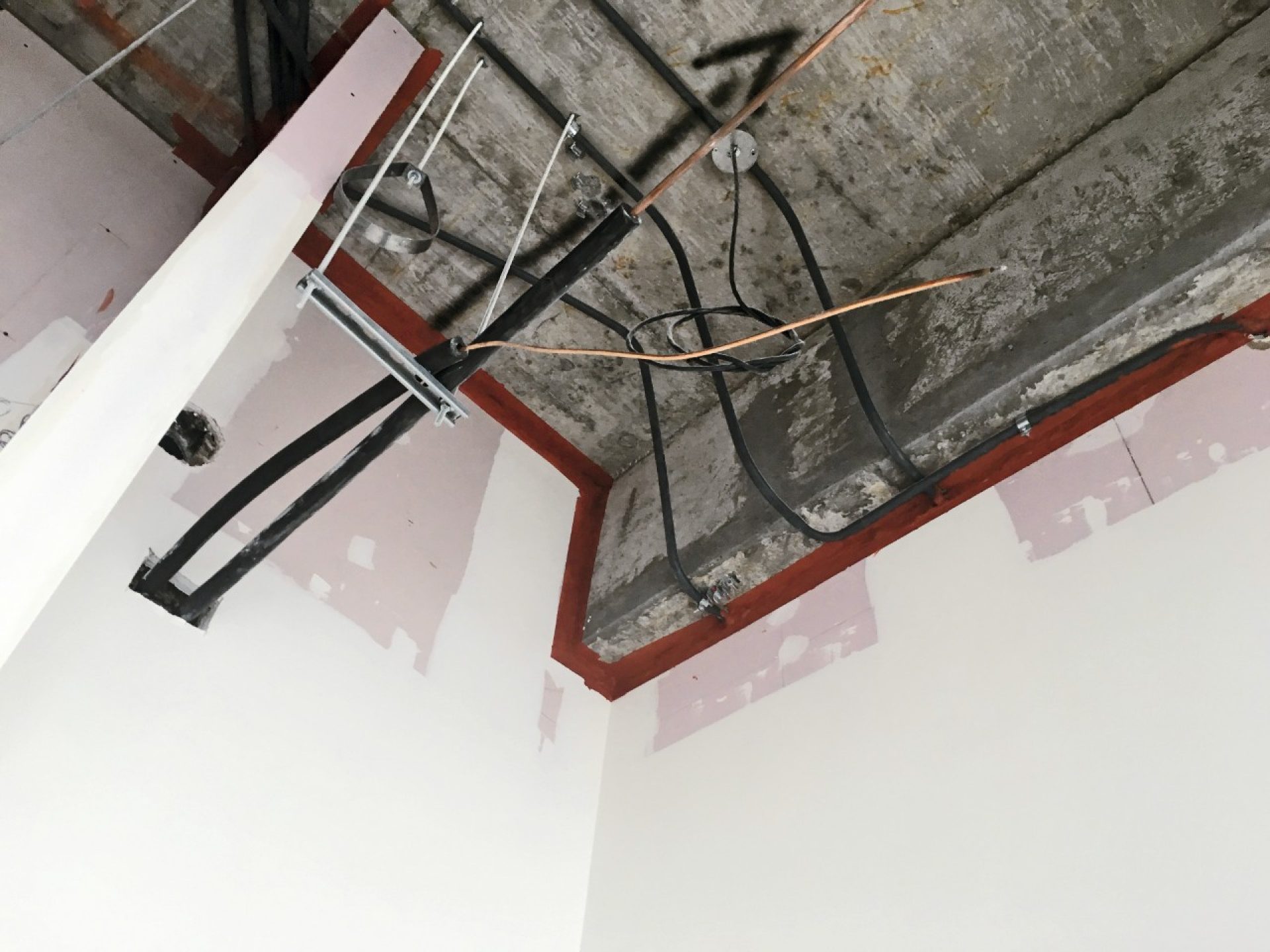 CFS-SP WB 방화 조인트 스프레이의 작업공정