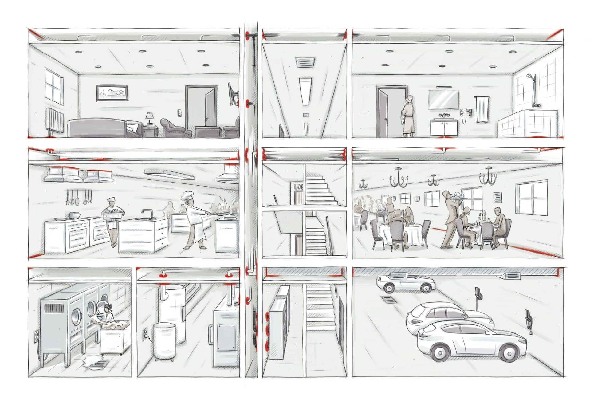 잠재적 화재 원인
