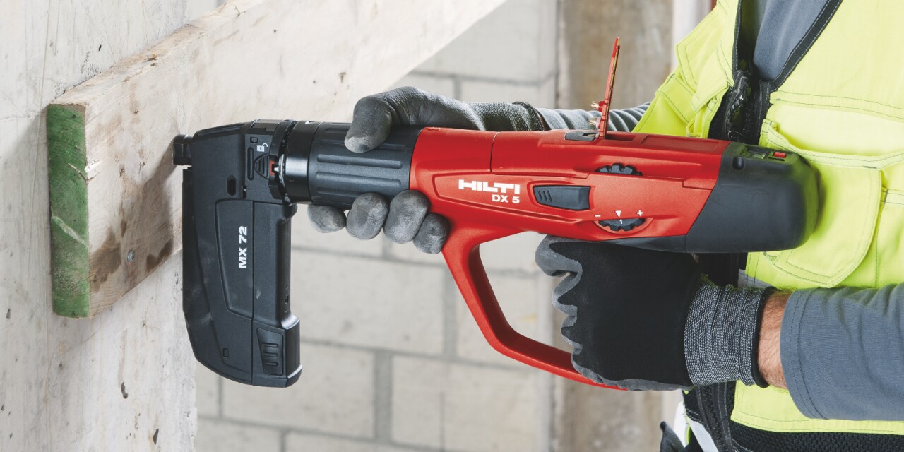 DX 5 wood to concrete fastening