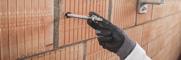 HAS-U application picture in masonry