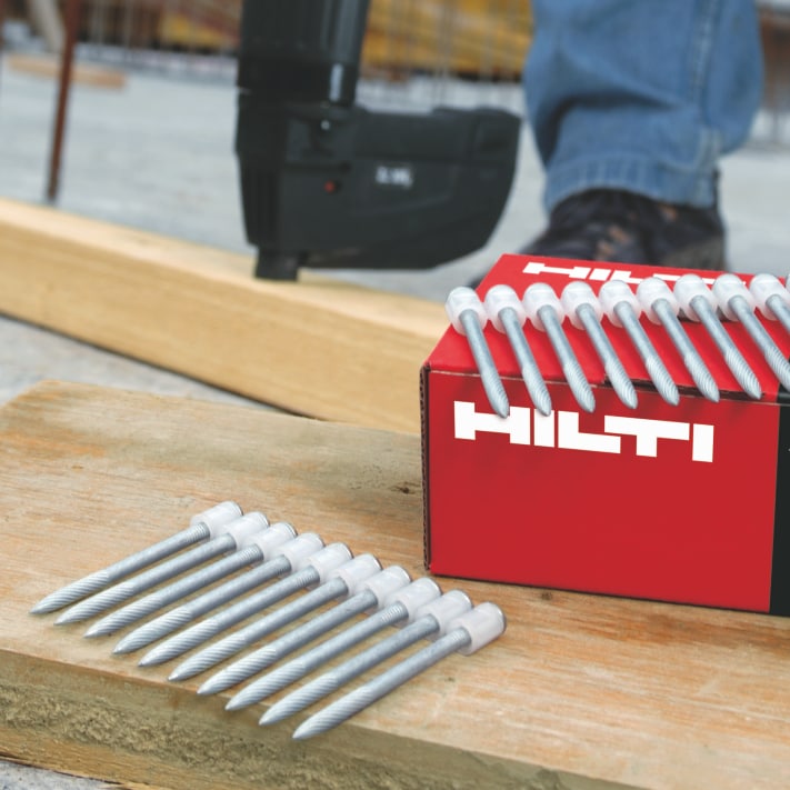 Hilti direct fastening nails