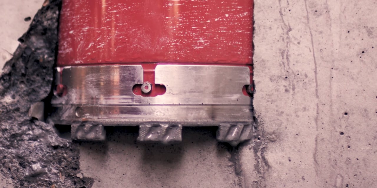 Hilti diamond core bit with x-change module
