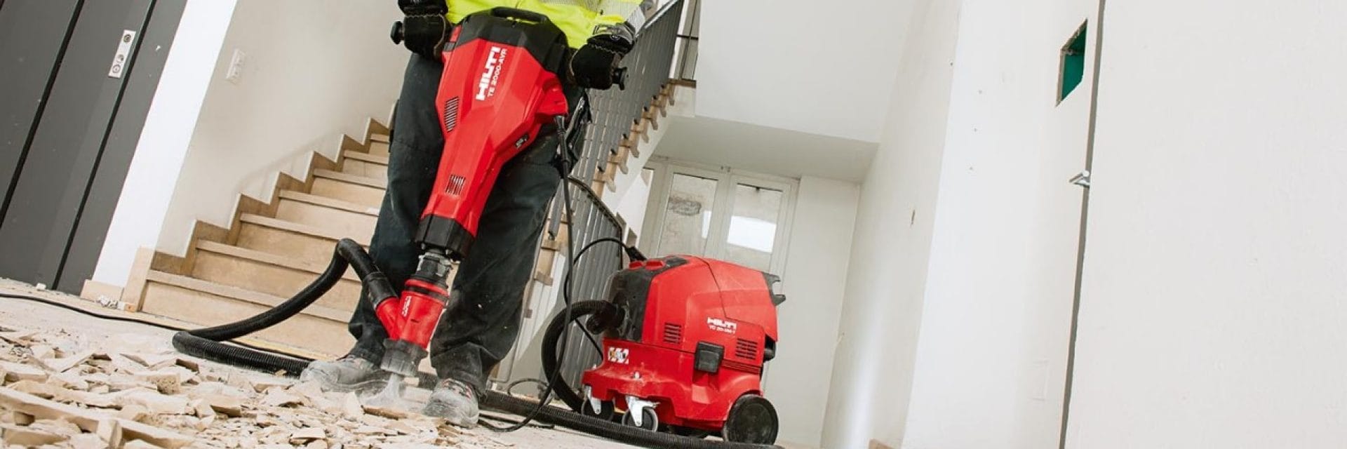 Hilti TE 2000 demolition hammer application