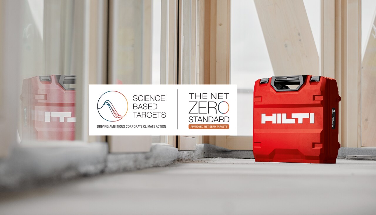 Hilti sustainability strategies make construction better