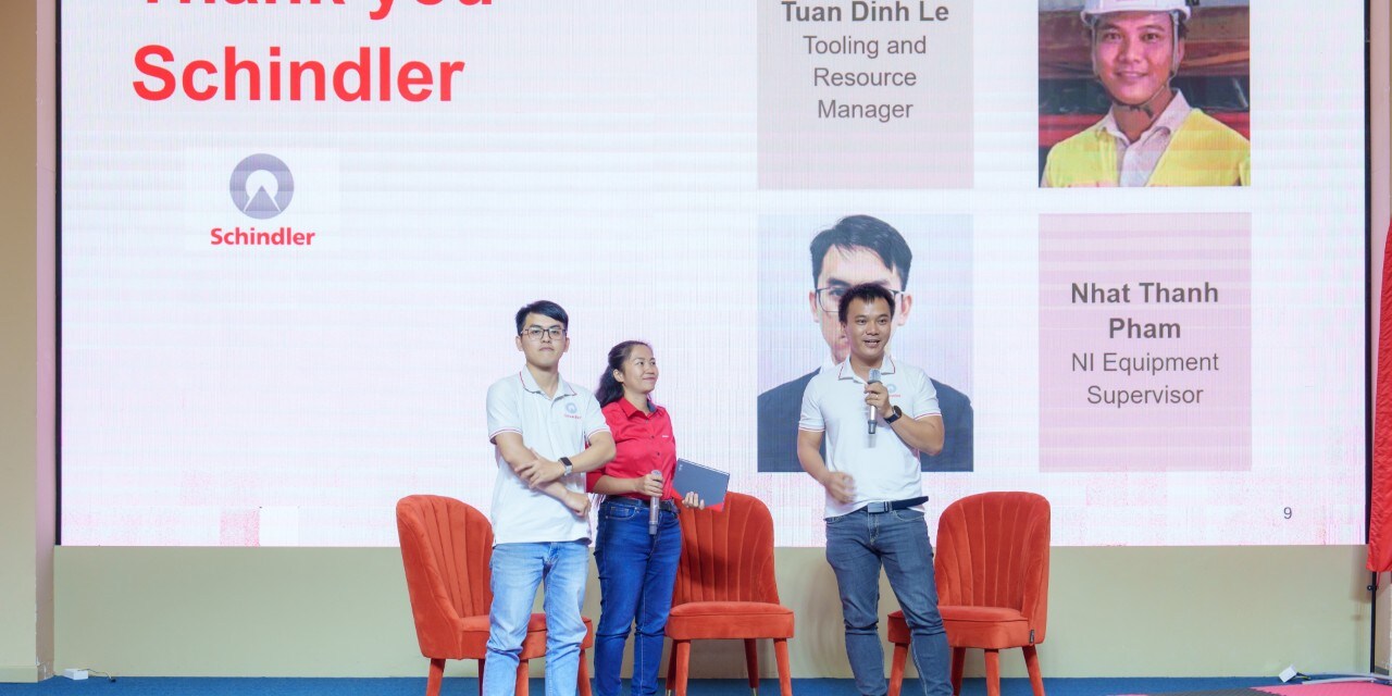 Khách hàng Schindler chia sẻ cảm nhận của họ khi sử dụng máy Hilti
