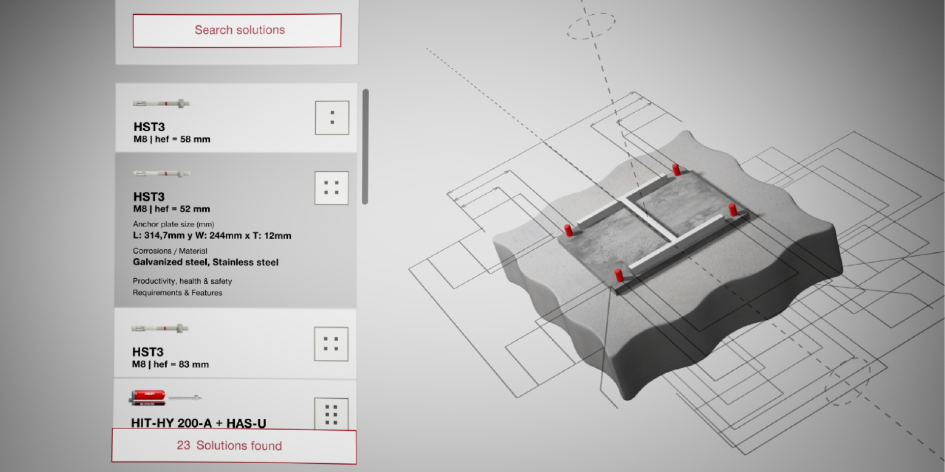 Thiết kế tính toán và chọn bu lông tối ưu nhất với Phần Mềm Profis Engineering