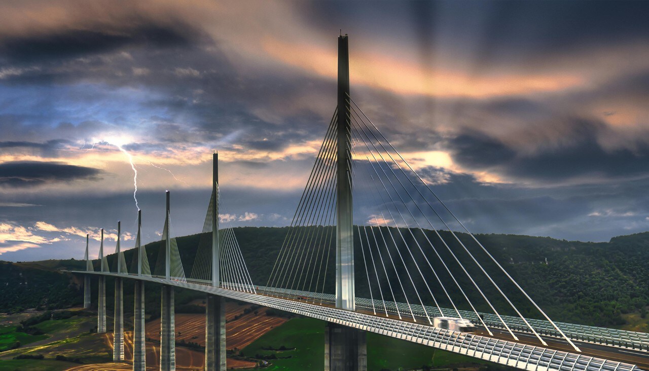Two Hilti engineers smiling on a jobsite