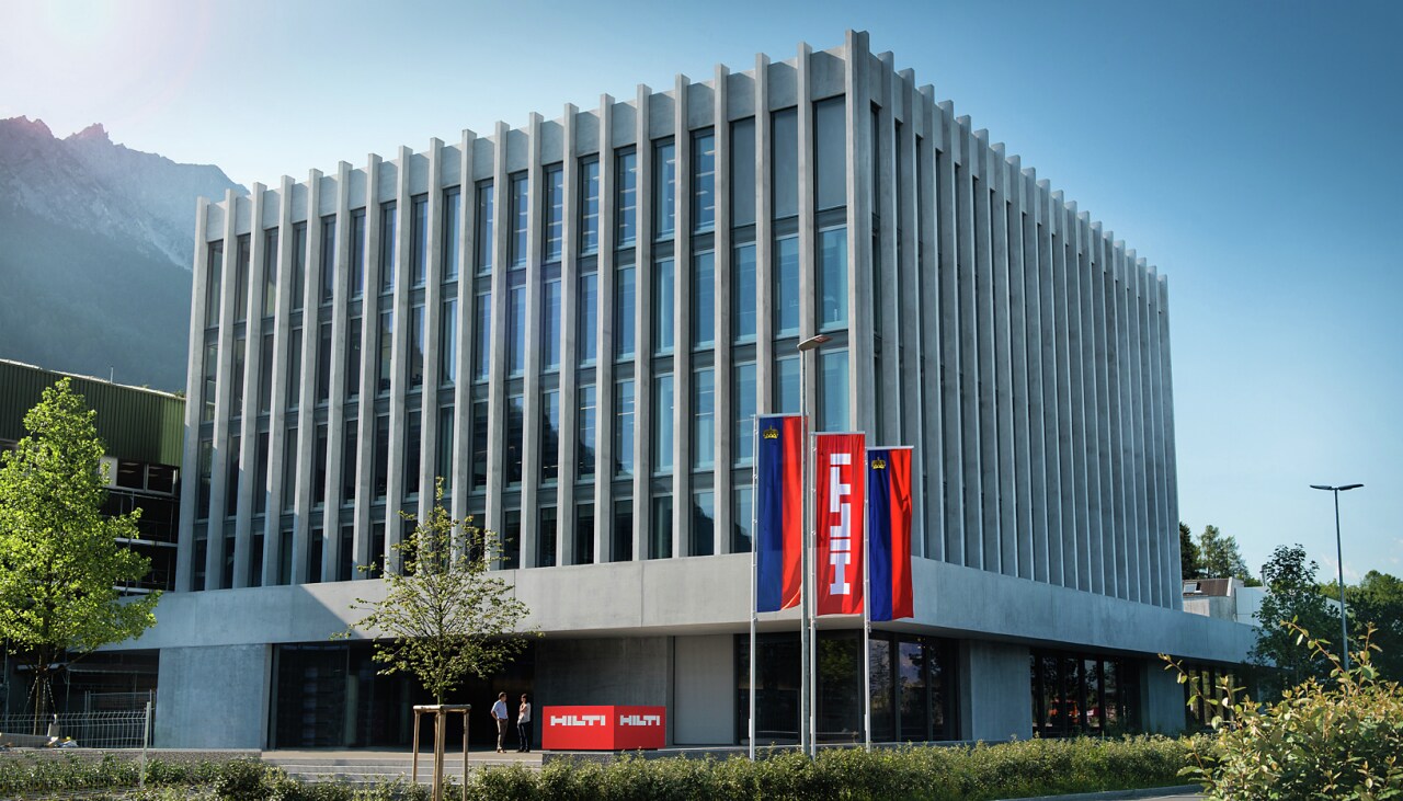 Hilti Group Headquarters building in Schaan.