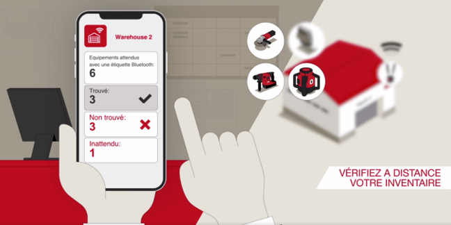 Application suivi de matériel Hilti