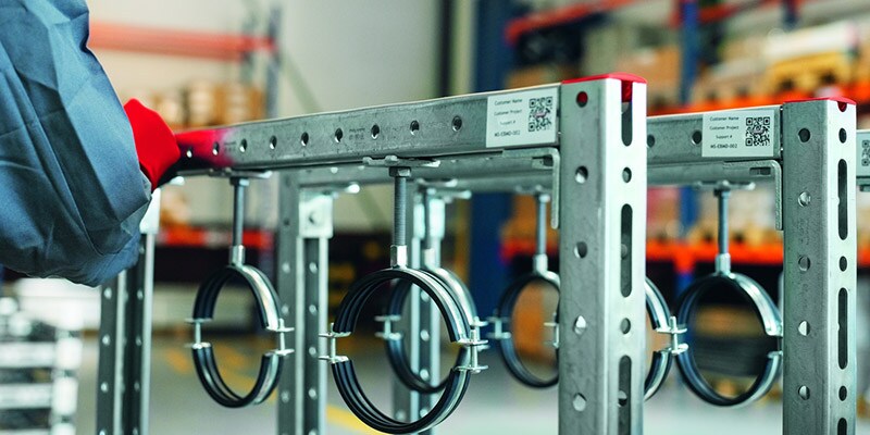 Système de supportage modulaire pré-assemblé