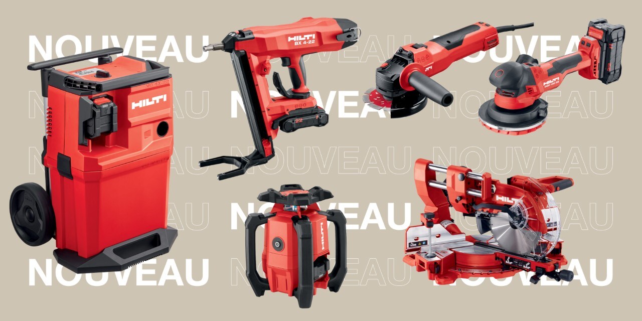 Les nouveaux produits de Hilti
