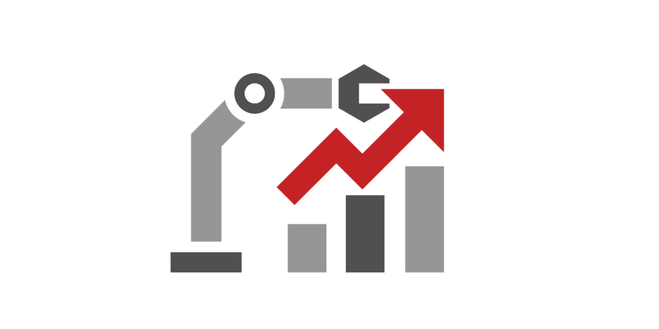 pictogram van een robot en een grafiek