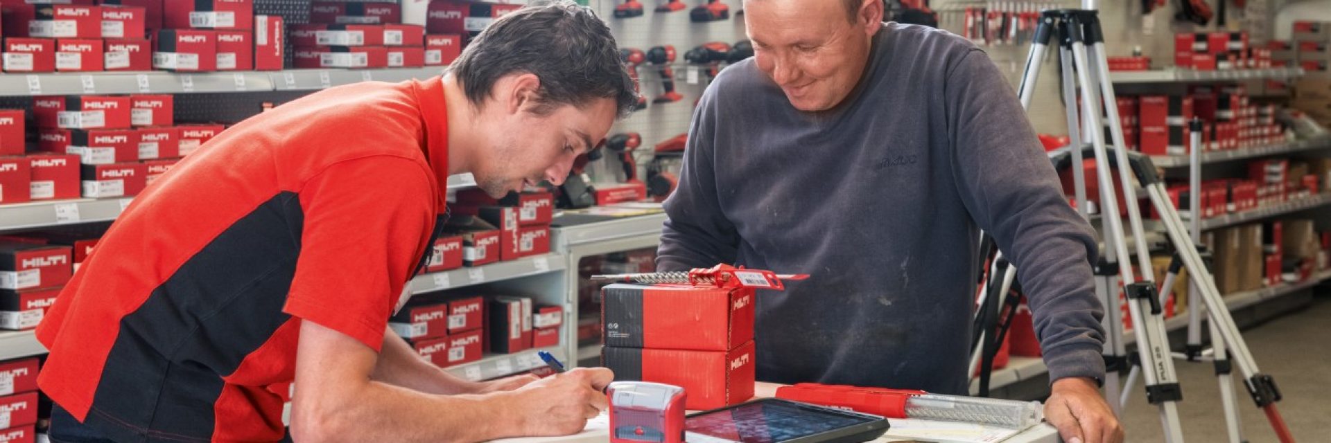 Hilti click and collect