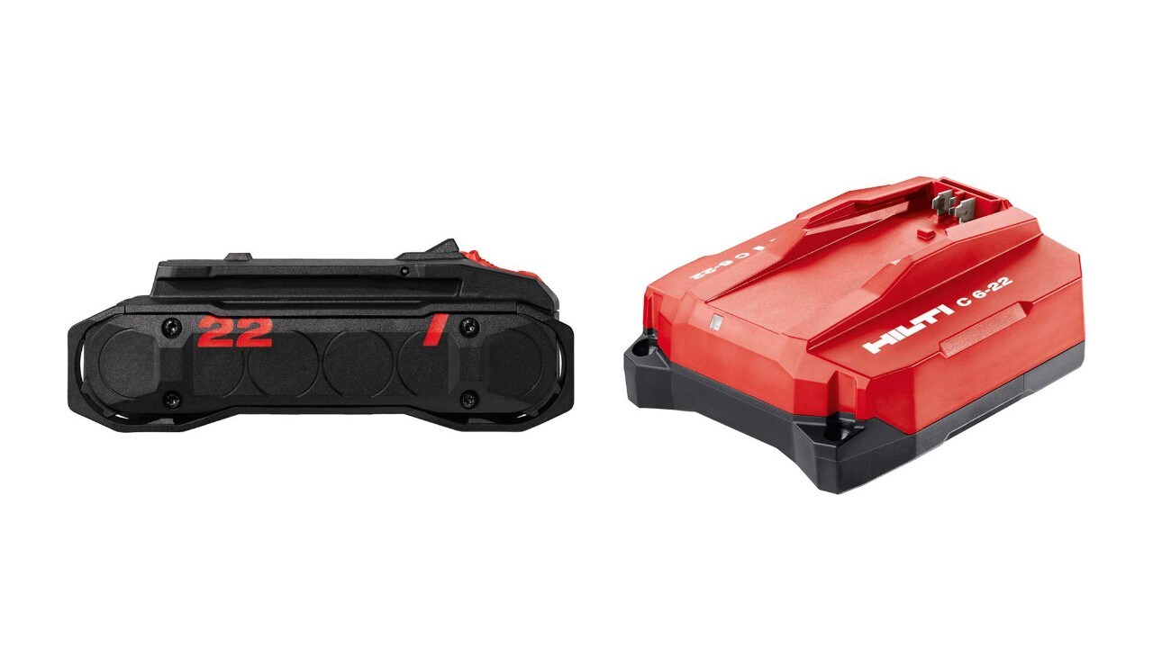 Hilti Nuron batterij en lader