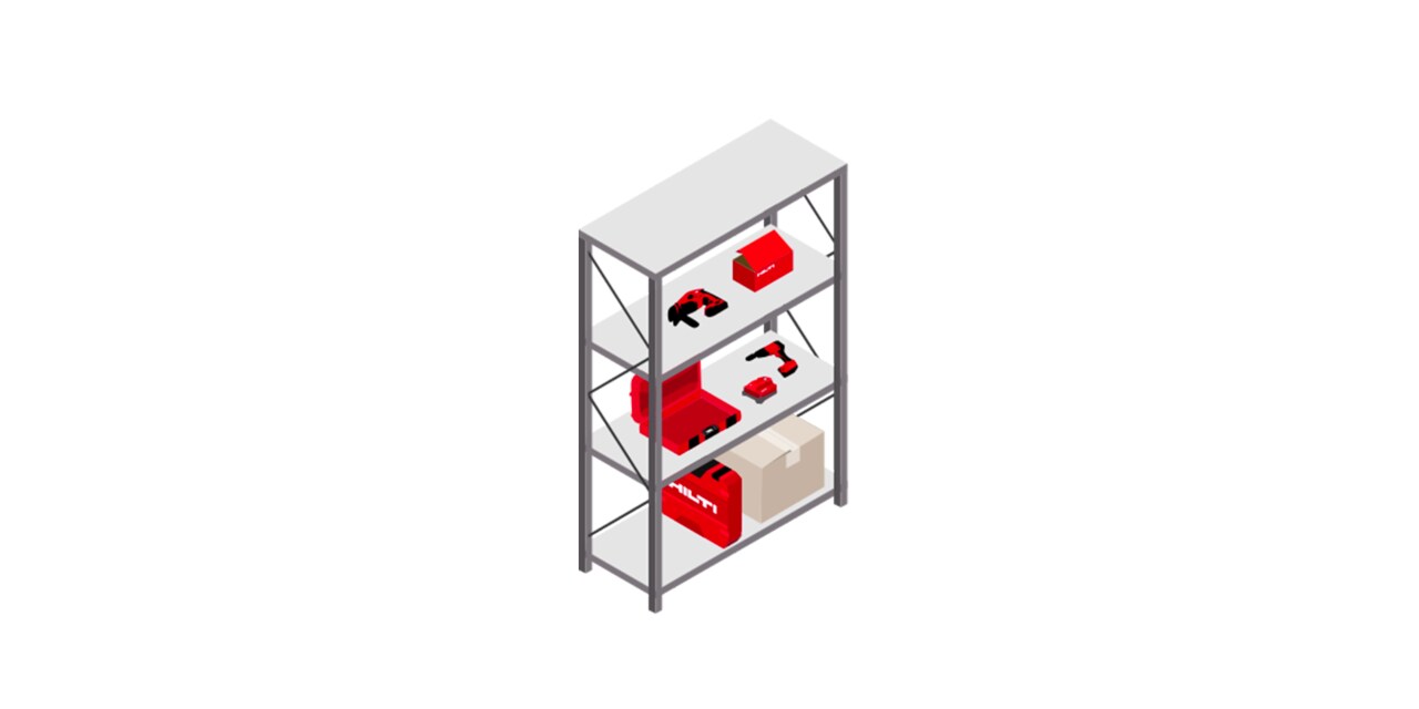 Illustration livraison machine sur un chantier