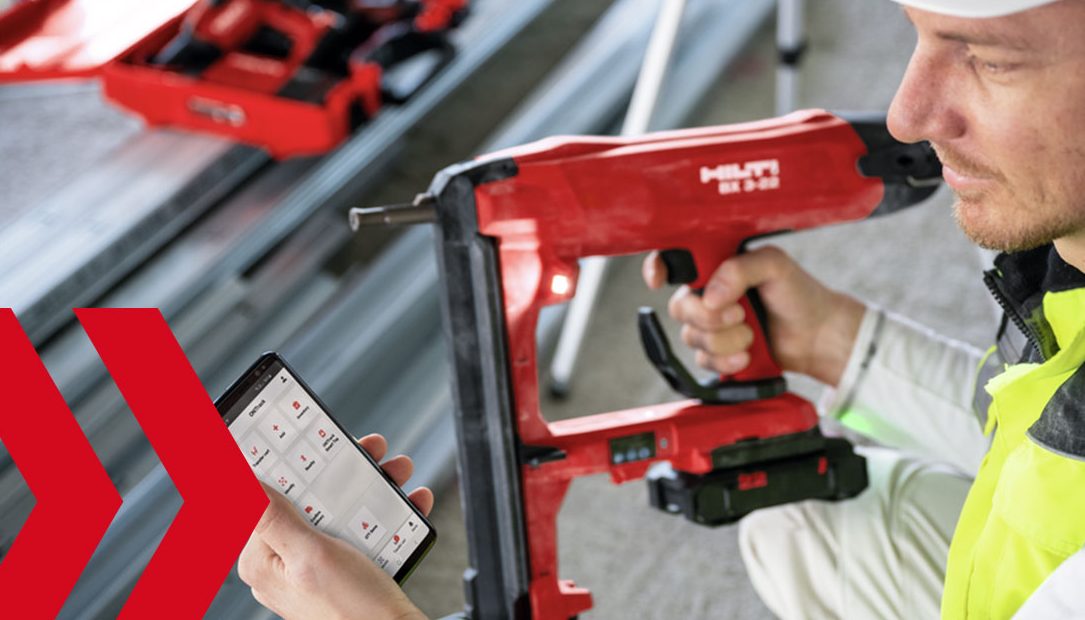Cloueur sans fil BX 3-22 Nuron connecté à l’application ON!Track
