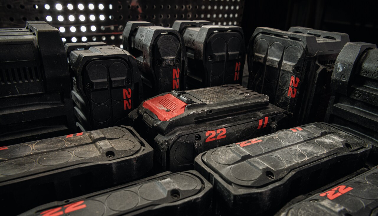 Collecte de batteries Hilti Nuron usagées