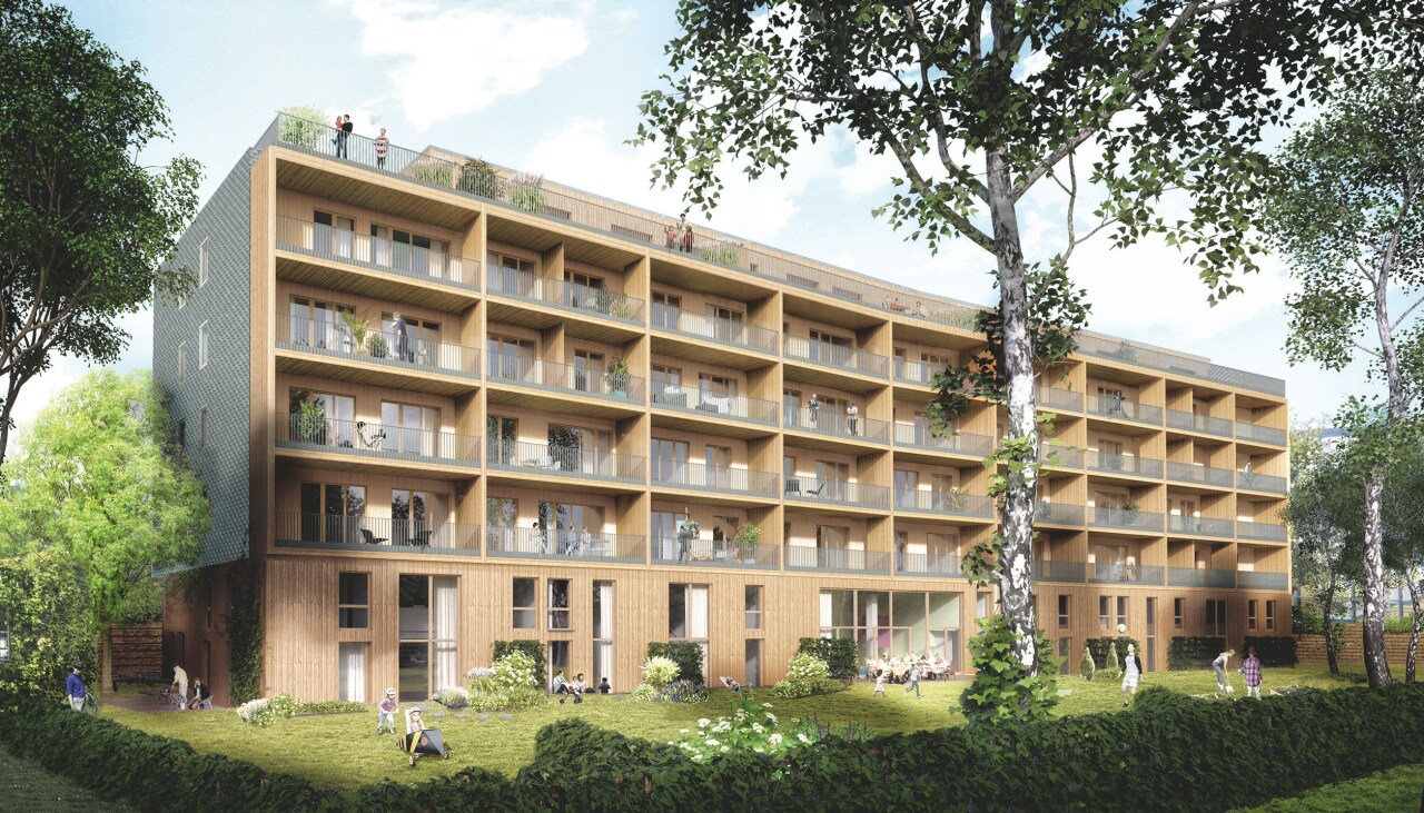 Photo de logements écologiques