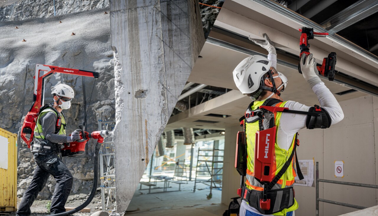 Exosquelettes de construction Hilti
