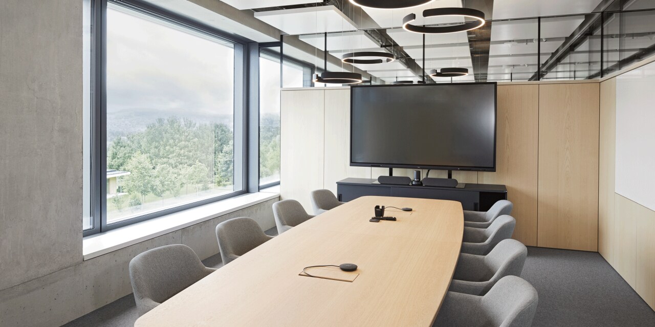 Salle de réunion dans des locaux Hilti 