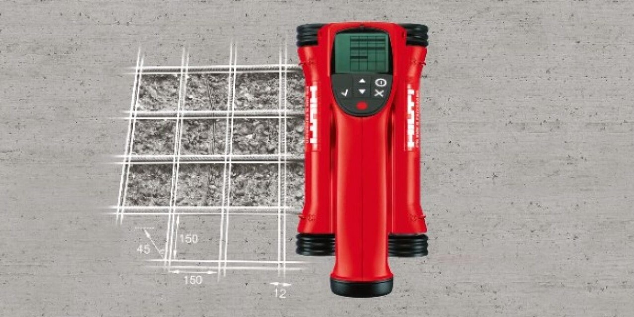 Aparelho Profis Detection para deteção de aços, cabos elétricos e tubos