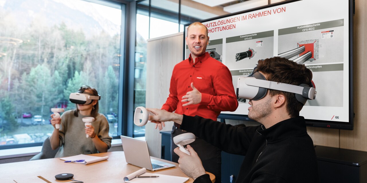 Brandschutzschulung mit VR-Brillen