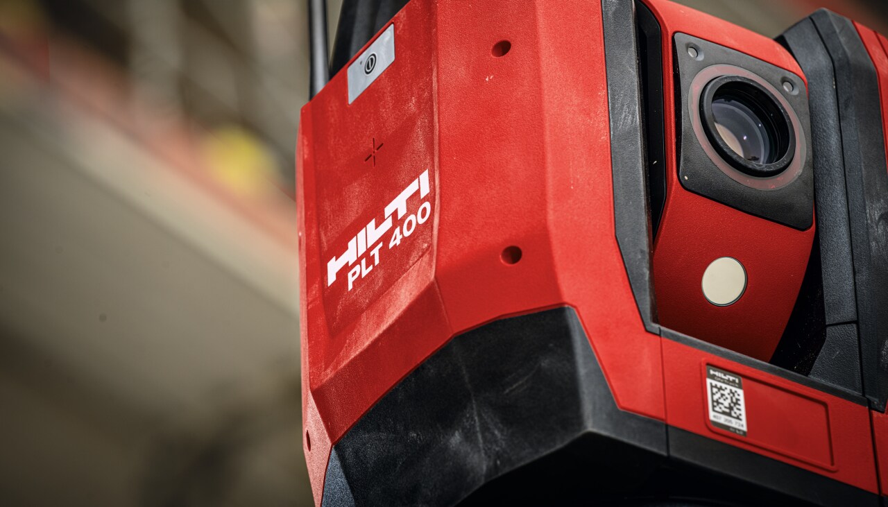 Vista della stazione totale PLT 400