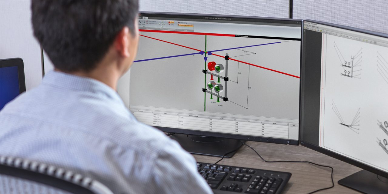 Progettazione di sistemi a binari modulari su schermo