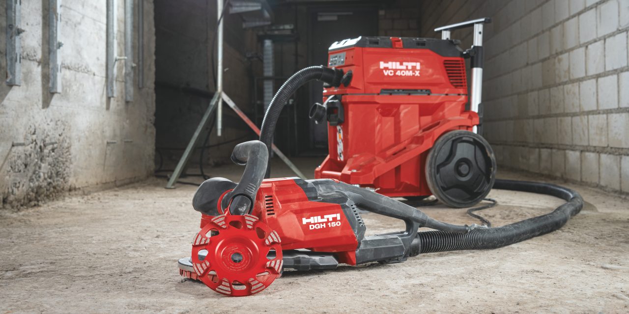 Ręczne szlifowanie diamentowe urządzeniami Hilti