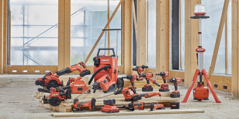 Hilti Toolpark w budownictwie drewnianym