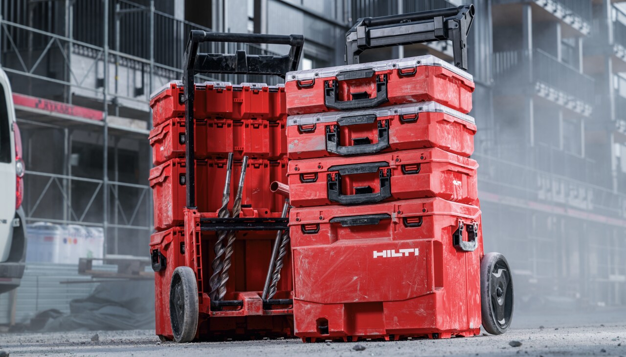 Two Prokits smokey scene with buildings in backgroundImage alt text (optional)