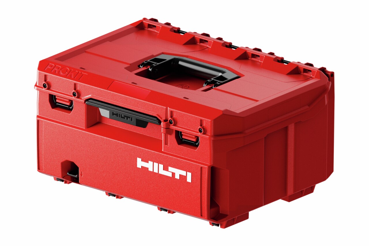 3D still life picture of the large ProKit case PKC 35. This item is part of the ProKit Modular Storage System. 
