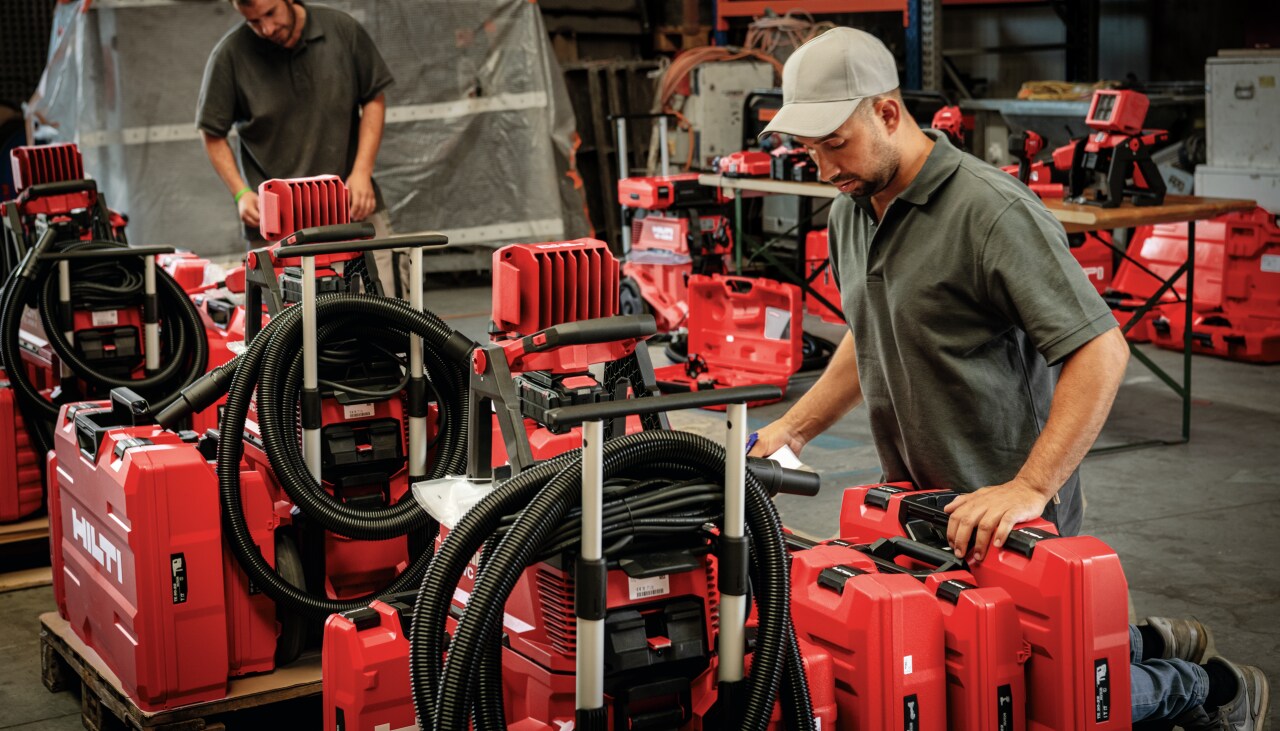 Управление на машинния парк на Hilti