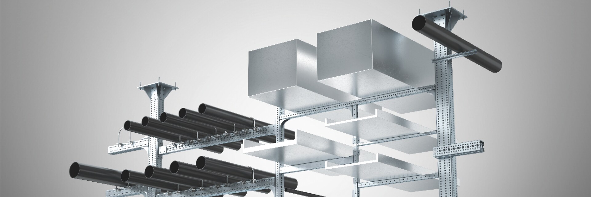 Hilti MI modular support system for heavy duty applications