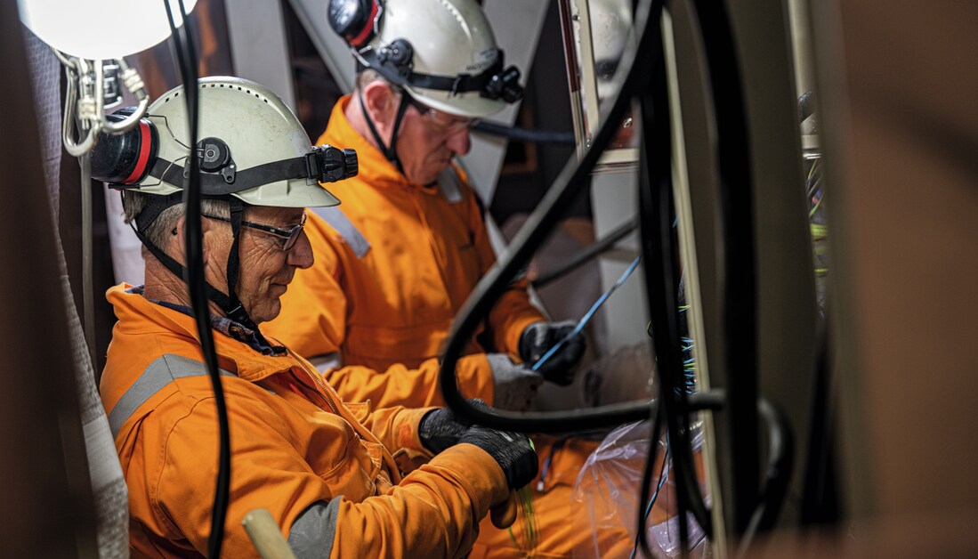 Grafika, rodanti „On-Track“ įrangą, pabrėžiantį jos efektyvumą.