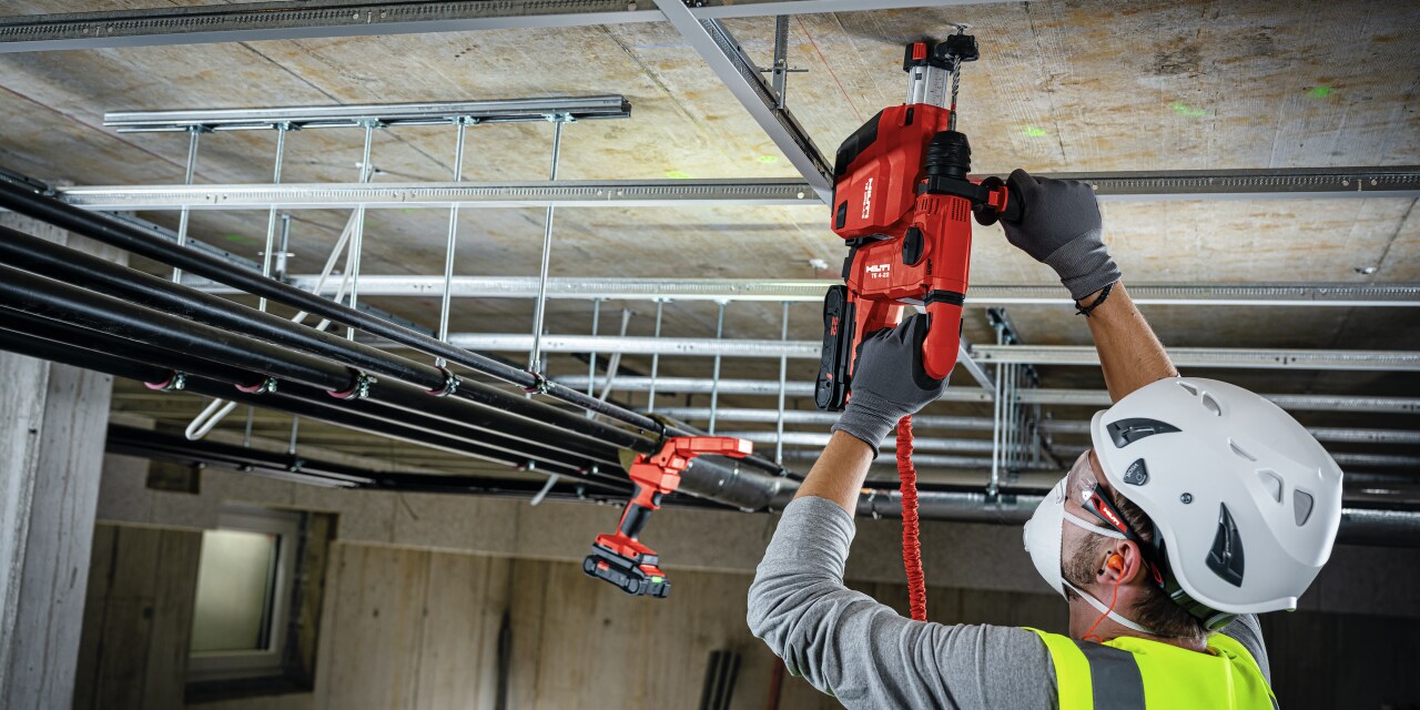 Mechaninės, elektros ir vandentiekio sistemos sumontuotos toje pačioje trapecijos konstrukcijoje dėl BIM technologijų integravimo į statybą