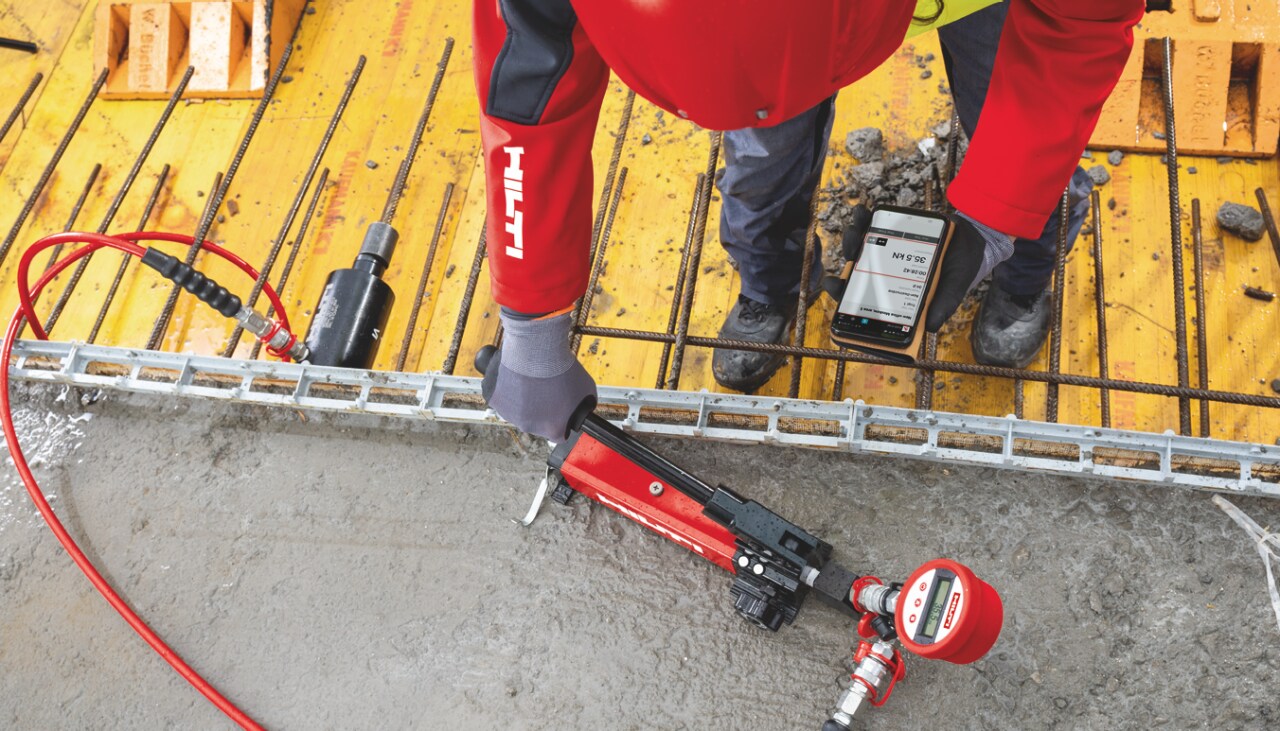 Onsite testavimo įranga iš Hilti programos