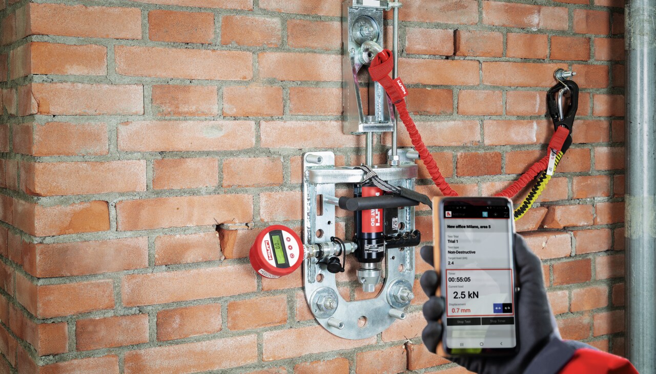 Testavimo vietoje vaizdas.