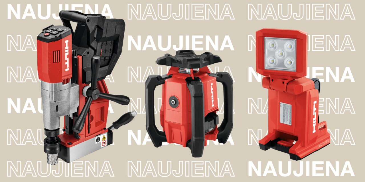 Hilti inovatyvūs įrankiai