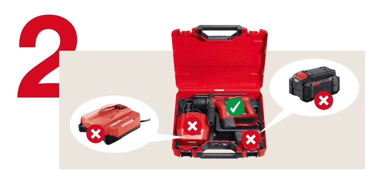 Garantijas ikona Hilti rīku servisa atbalstam.