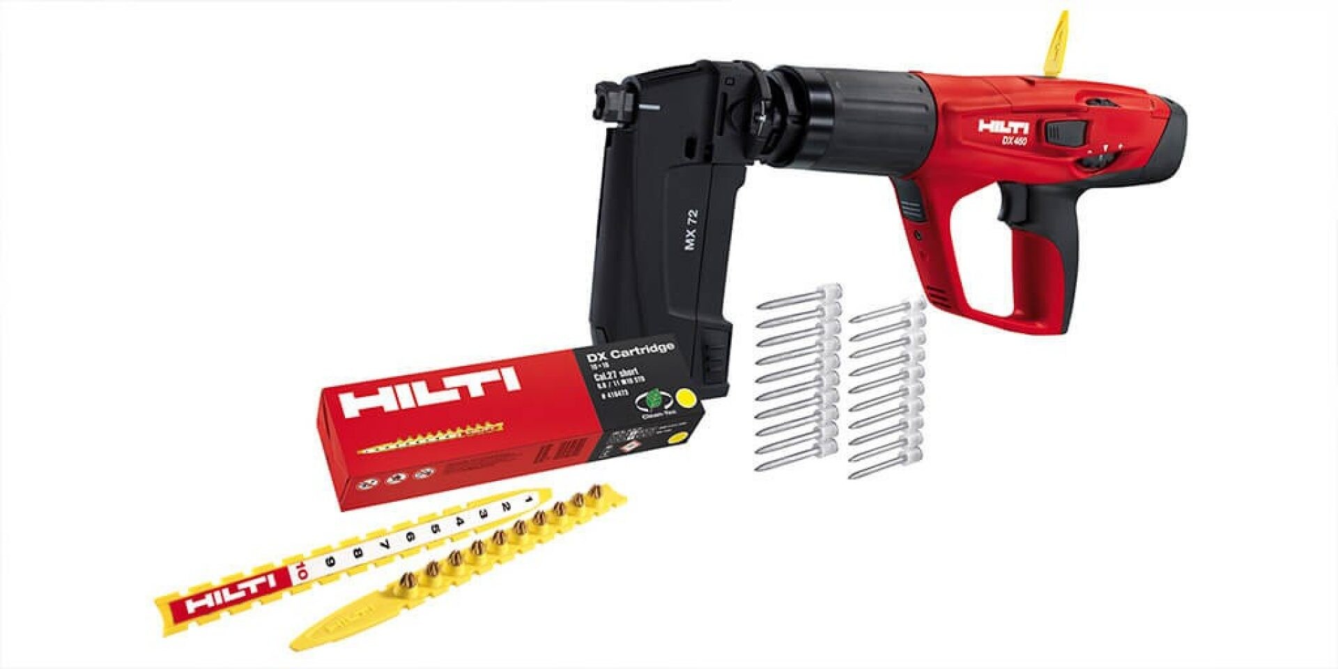 Hilti lance le premier produit Clean-Tec, des cartouches pour fixation directe.