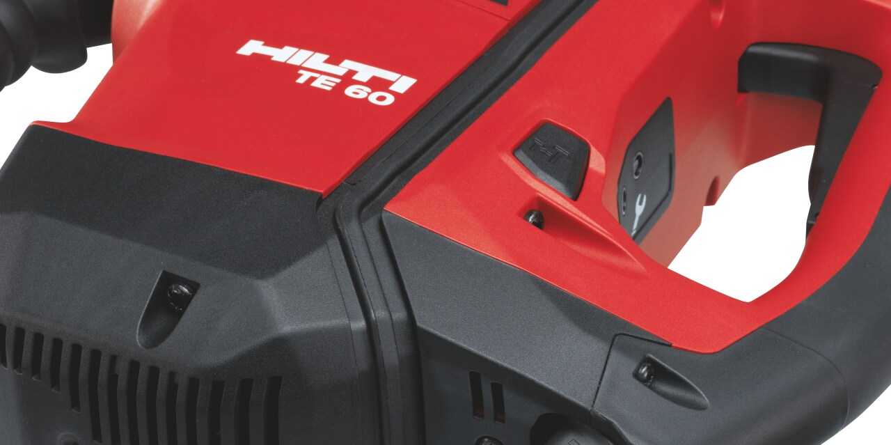 Close-up of the decoupled handle on the TE 60-ATC-AVR