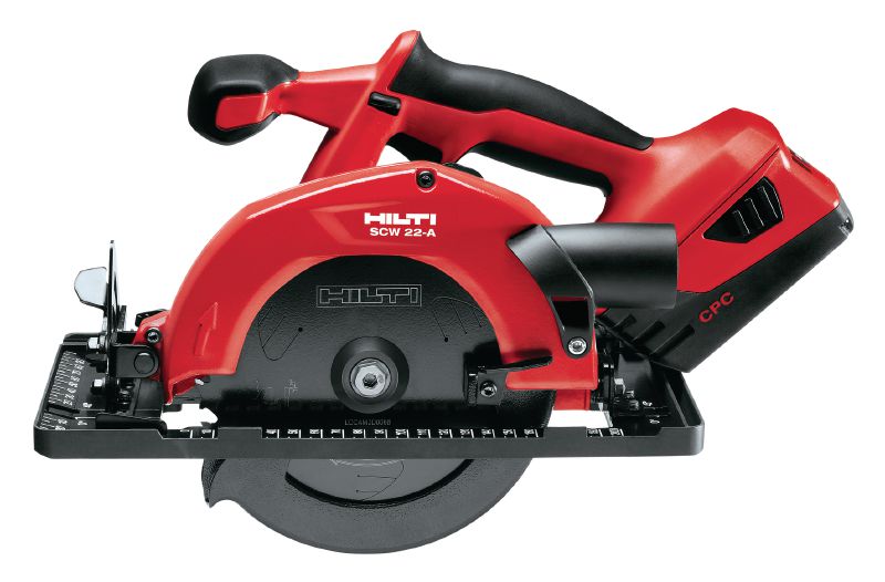 SCW 22-A Cordless circular saw 22V cordless circular saw with optimised power-to-weight ratio for straight cuts up to 57 mm depth