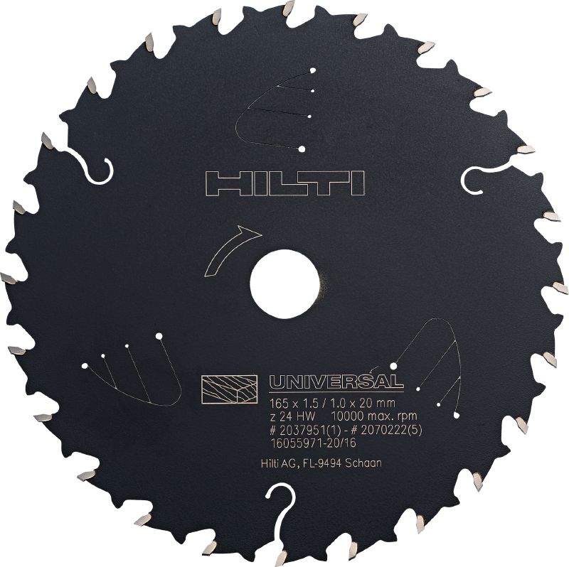 Wood circular saw blade (CPC) Ultimate circular saw blade for universal wood cutting, offering more run time for cordless saws