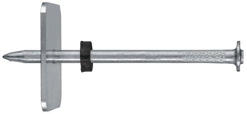 X-CF S23 Concrete nails with washer Single nail with steel washer for use with powder actuated tools on concrete