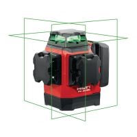 PM 30-MG Multi-line laser level Compact multi-line laser - 3x360° self-levelling green lines for faster levelling, aligning and squaring (12V battery platform)
