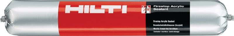 CFS-S ACR Firestop acrylic sealant Universal caulk, providing a flexible firestop seal for construction joints and through penetrations