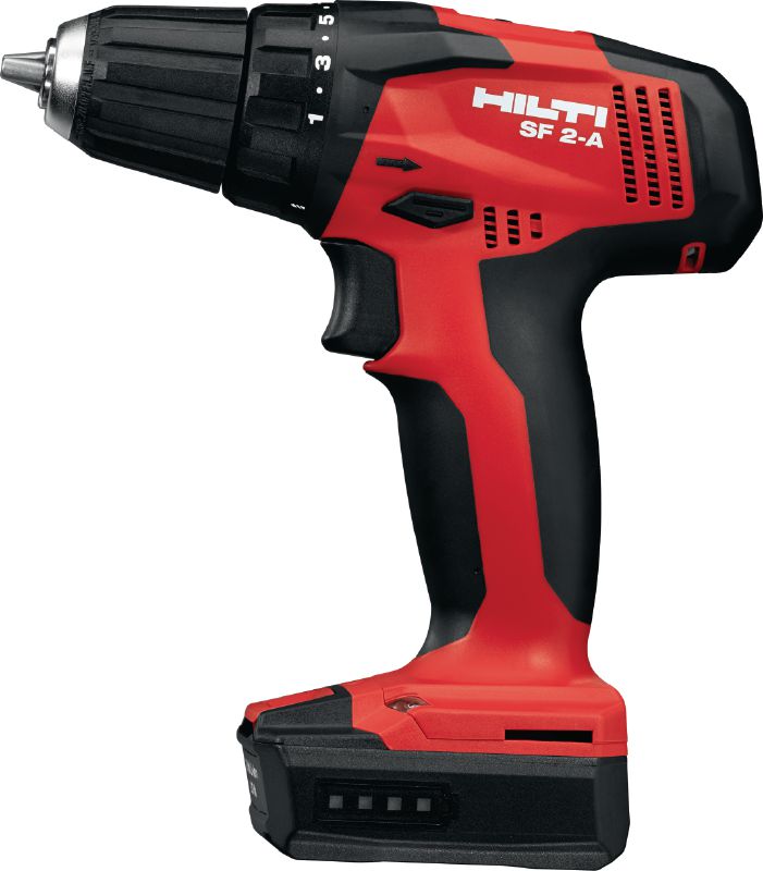 SF 2-A Cordless drill driver Subcompact class cordless 12V drill driver powered by Li-ion battery with 10 mm keyless chuck for light-duty applications